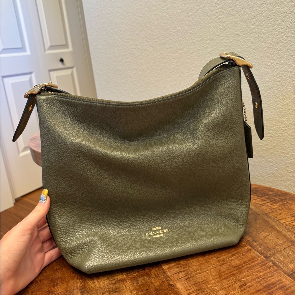 Green Coach purse